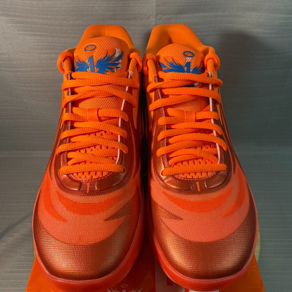 Puma MB.02 MB2 Supernova Fiery Coral Orange Lamelo Ball Sz 10.5 Mens A0903